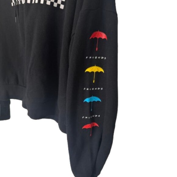 FRIENDS Black Hoodie Pullover Juniors XXL (19) - Picture 3 of 7